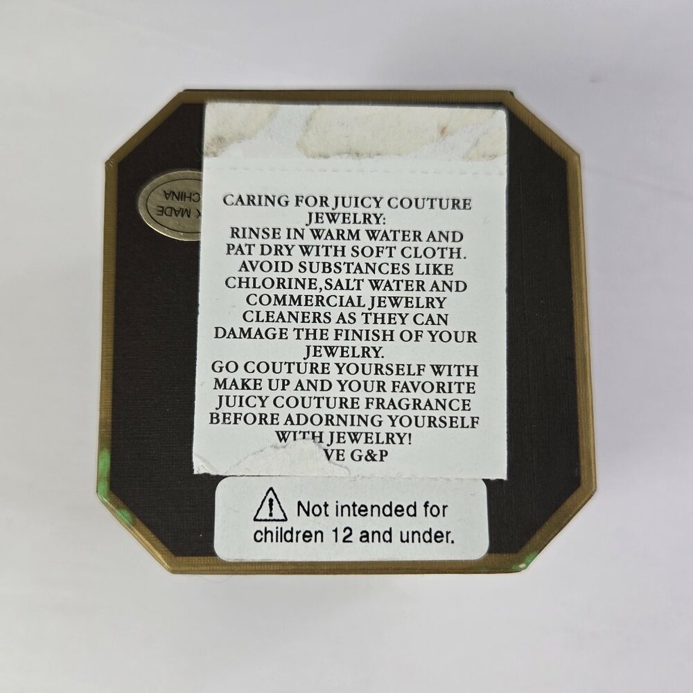 NIB Vintage Juicy Couture Paint Pallet and Brush Charm NWT Y2K  Jeweled - Picture 9 of 16